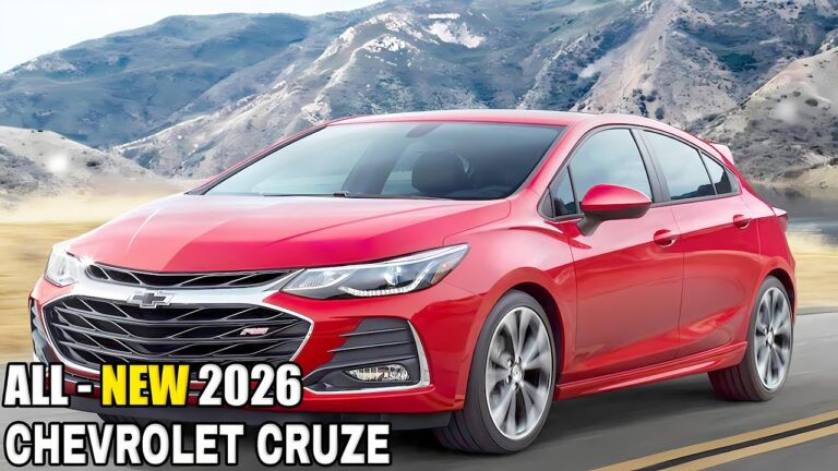 Introducing the 2026 Chevy Cruze Limited: A Symphony of Style and Performance