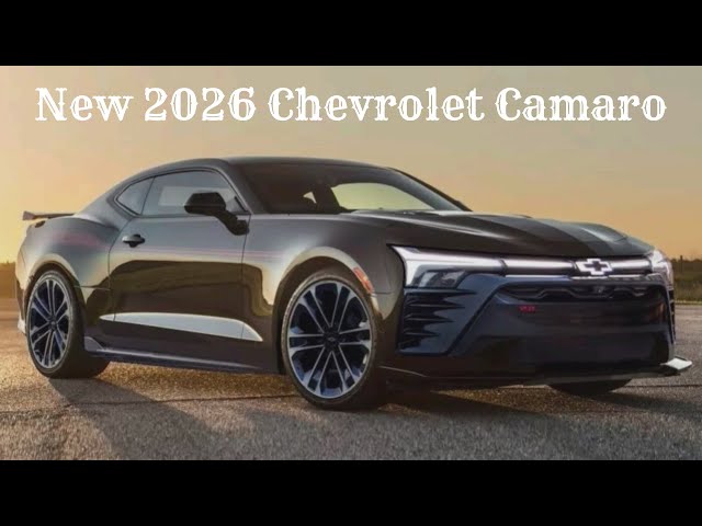 Introducing the New 2026 Chevy Camaro Convertible: A Sports Car Reimagined