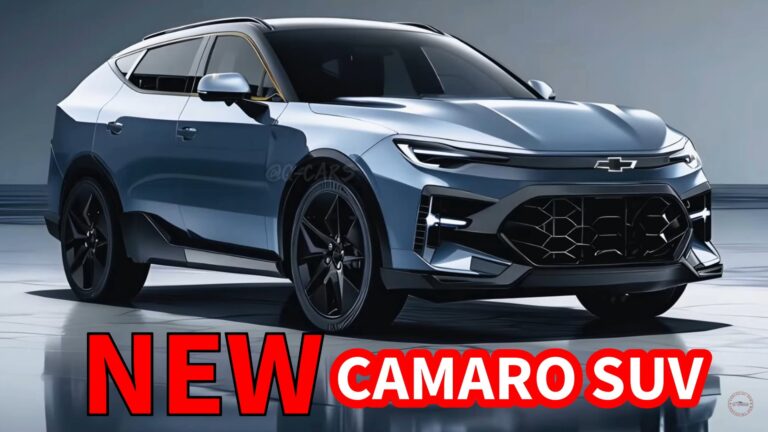 Introducing the New 2026 Chevy Camaro SUV: A Fusion of Power and Versatility