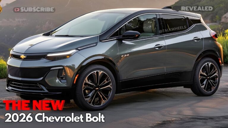 New 2026 Chevrolet Bolt EV: Specs and Features Unveiled