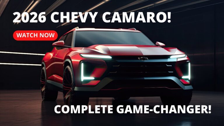 Unveiling the New 2026 Chevy Camaro: Specs and Insights